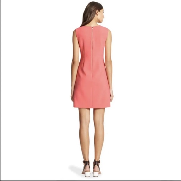 Diane von Furstenberg | Sleeveless Carrie A-Line Dress, Size 14, Pink, VGUC - Picture 2 of 10